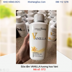 SỮA TẮM NƯỚC HOA VANILLA