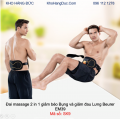 Đai massage 2 in 1 giảm béo Bụng và giảm đau Lưng Beurer EM39